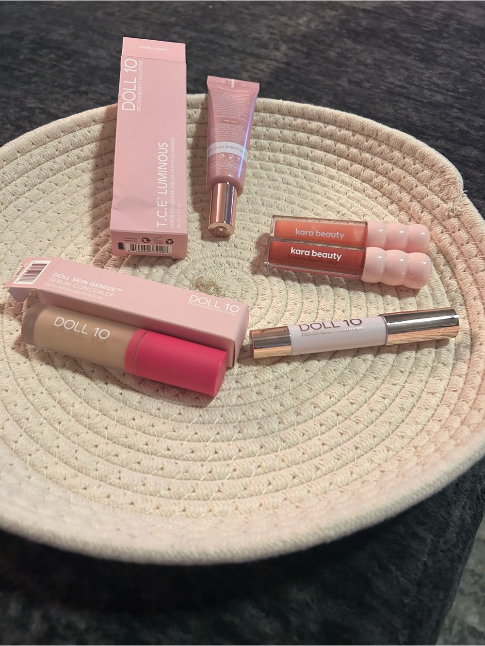 Doll 10 3 Piece Bundle and 2 Kara Beauty Lip Glosd